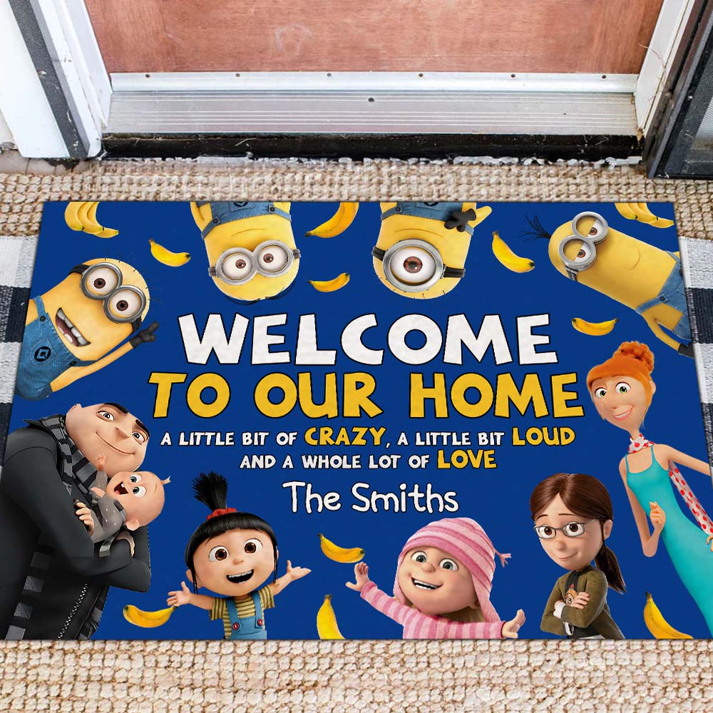 Welcome To Our Home - Personalized Doormat