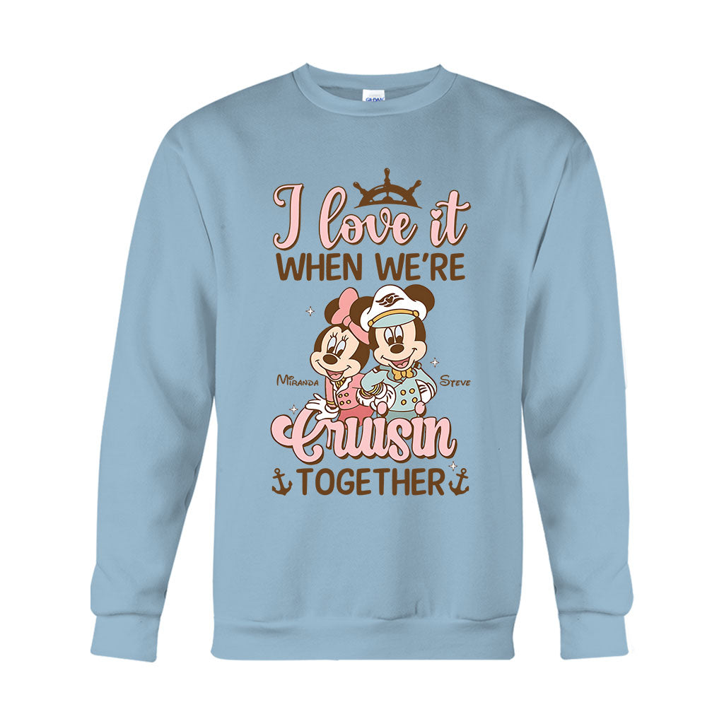 Love It When We're Cruisin Together - Personalized Cruising T-shirt And Hoodie