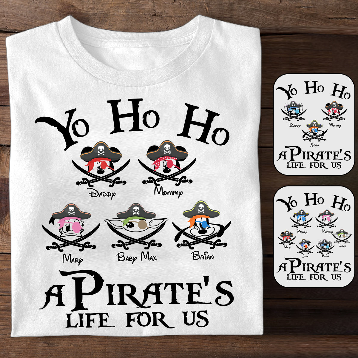 Yo Ho Ho Pirates Life For Us Family - Personalized Cruising T-shirt And Hoodie