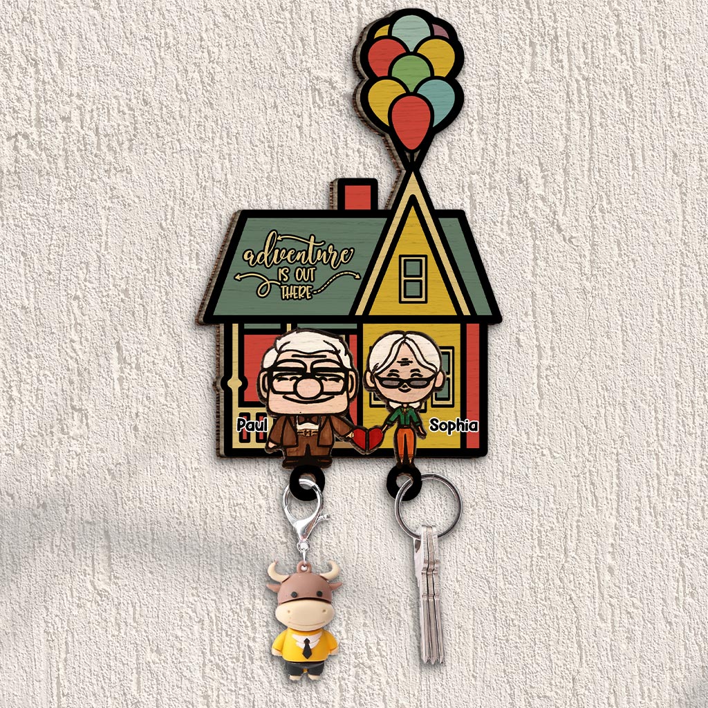 Adventure Is Out Here - Personalized Mouse Key Holder