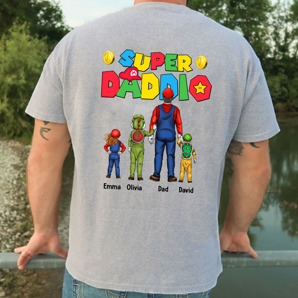 Super Daddio - Personalized Super Plumber T-shirt And Hoodie