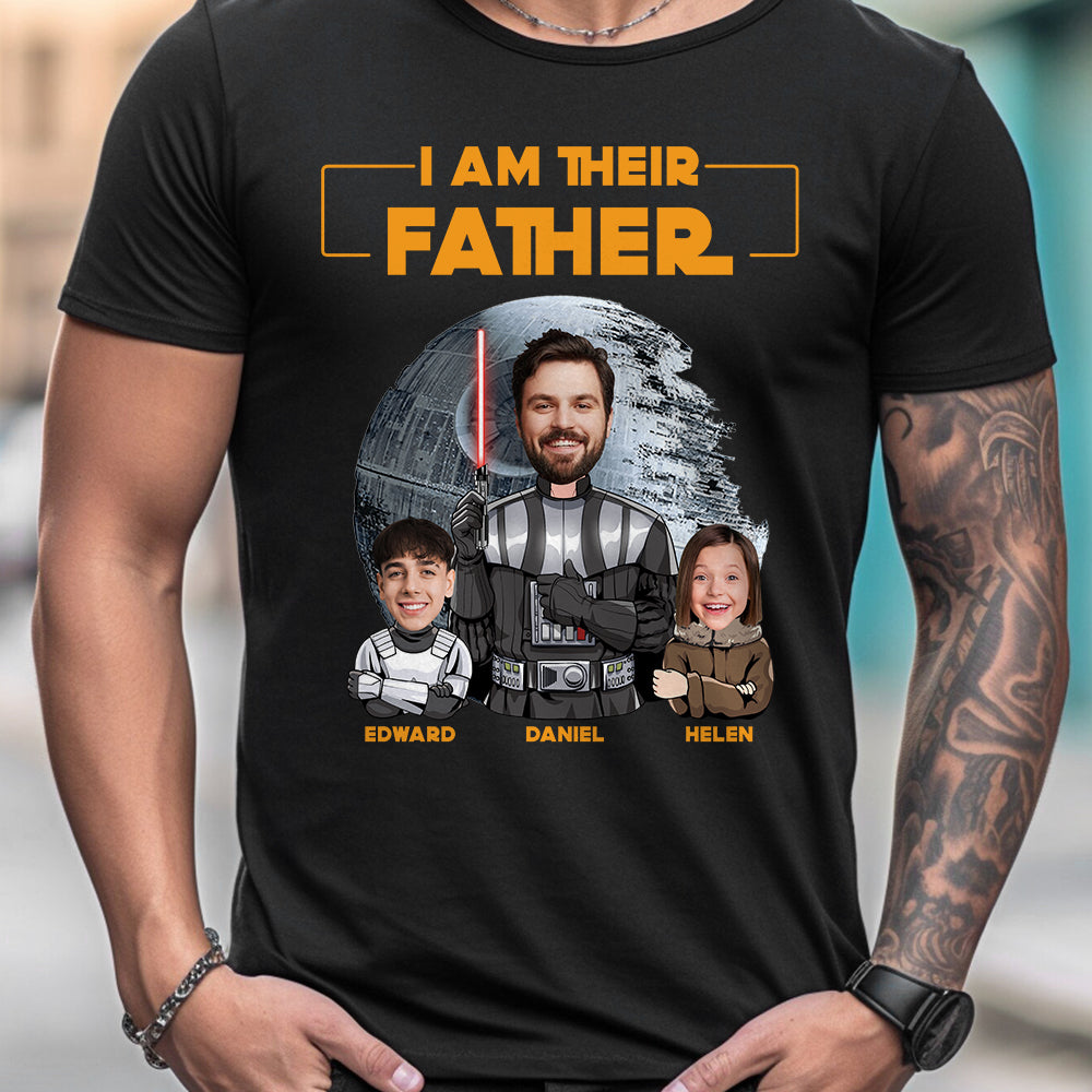 I Am Their Father - Personalized The Force T-shirt And Hoodie