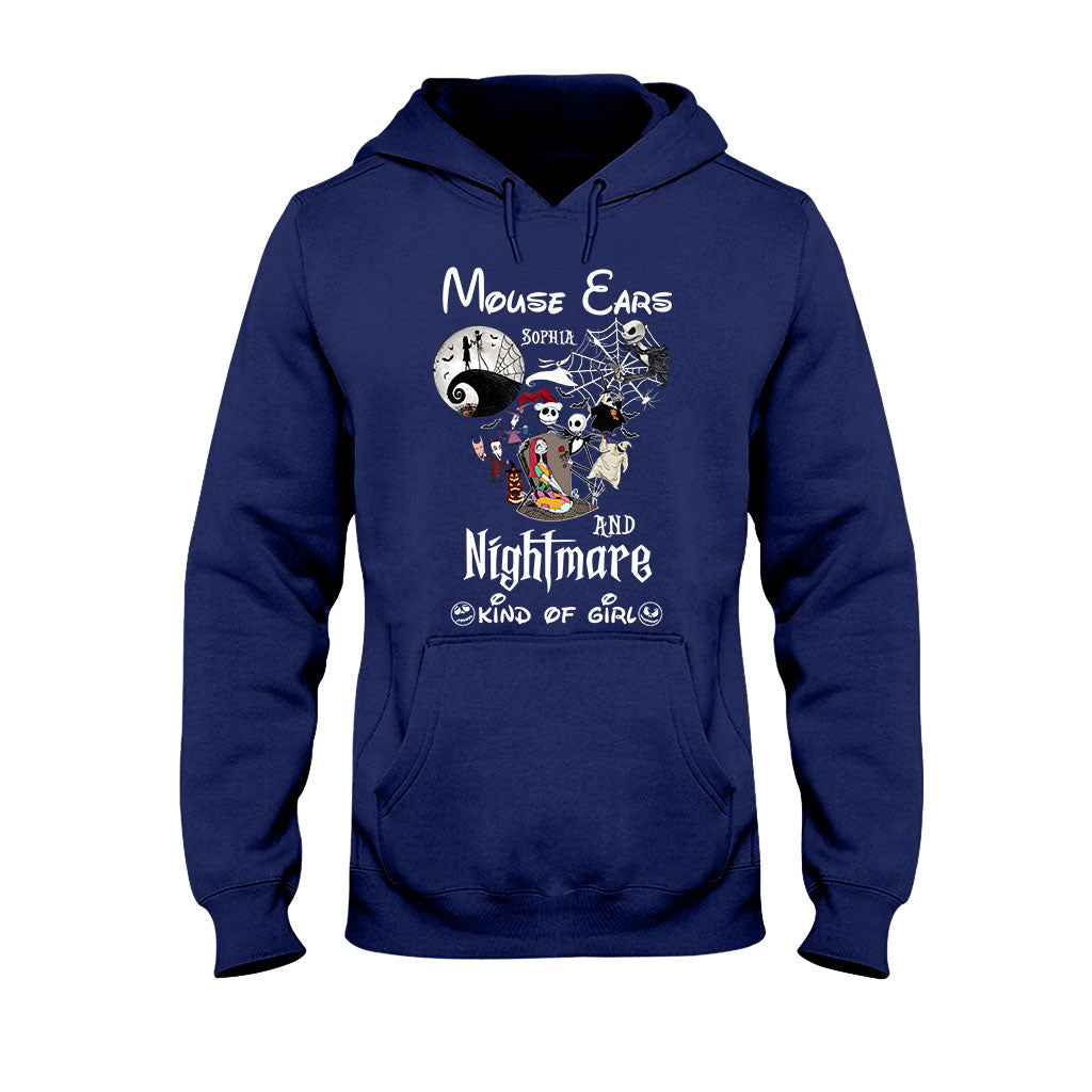 Mouse Ears And Nightmare Kind Of Girl - Personalized Nightmare T-shirt And Hoodie