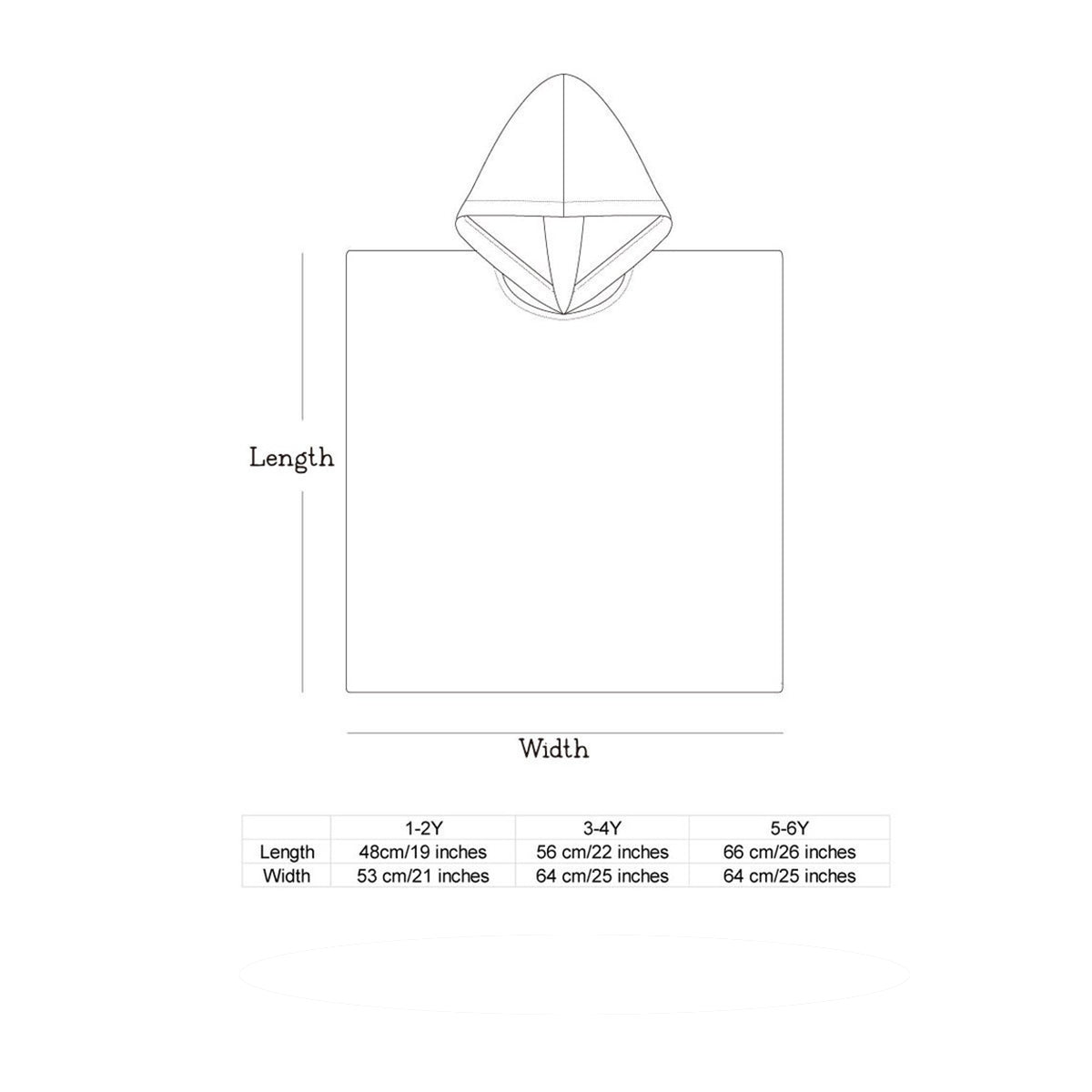 Blue Ohana - Personalized Ohana Kid Hooded Towel Poncho
