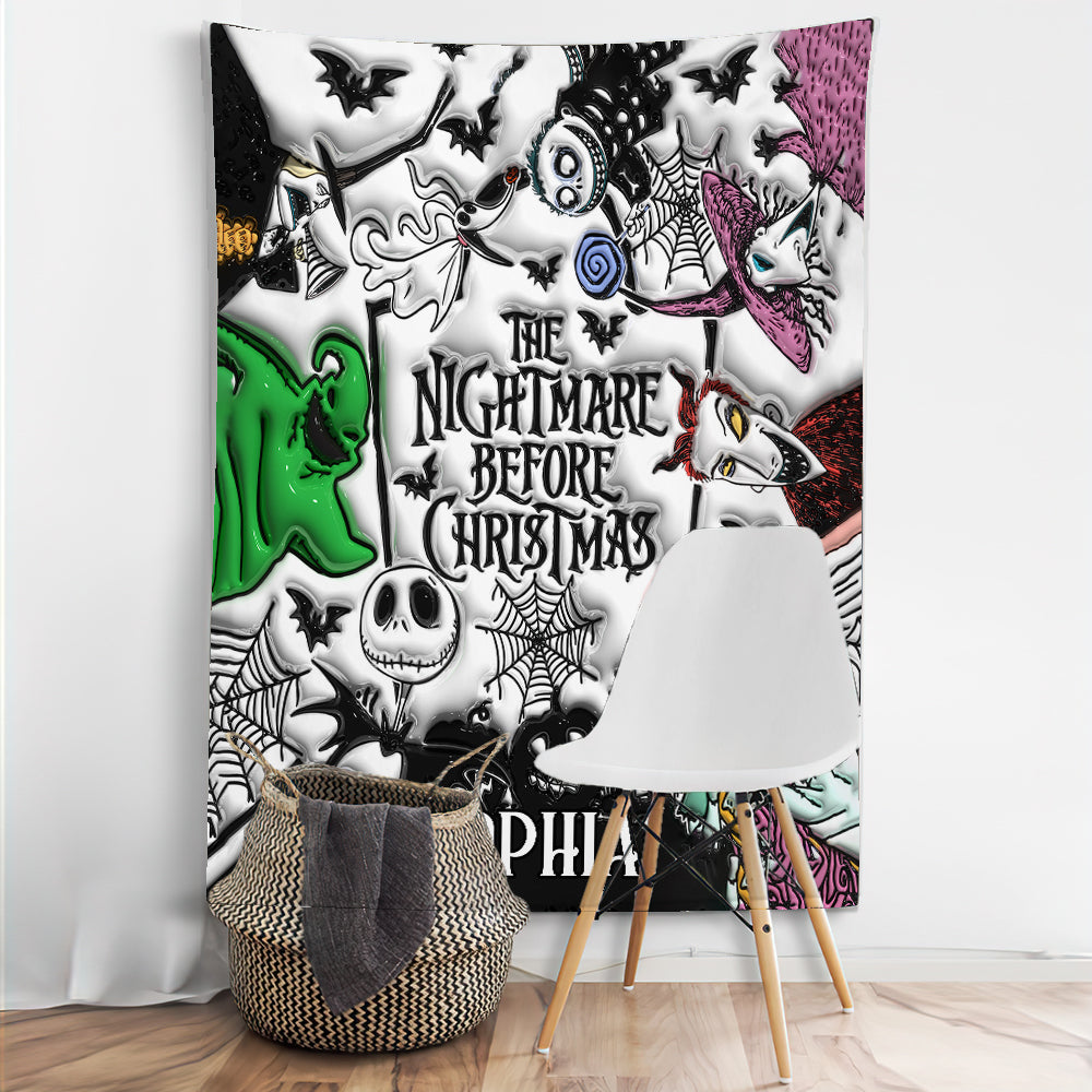 The Nightmare - Personalized Nightmare Wall Tapestry