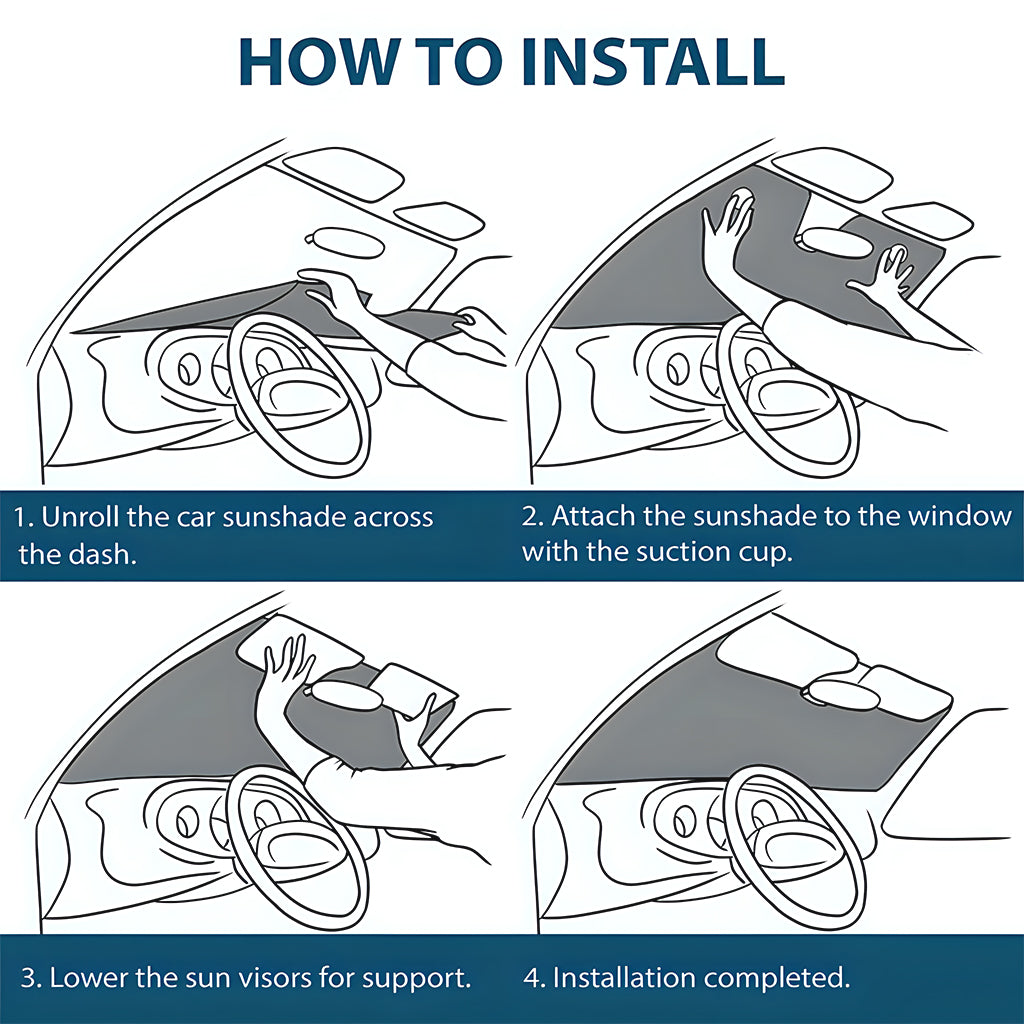 Scary Eyes - Car Sunshade