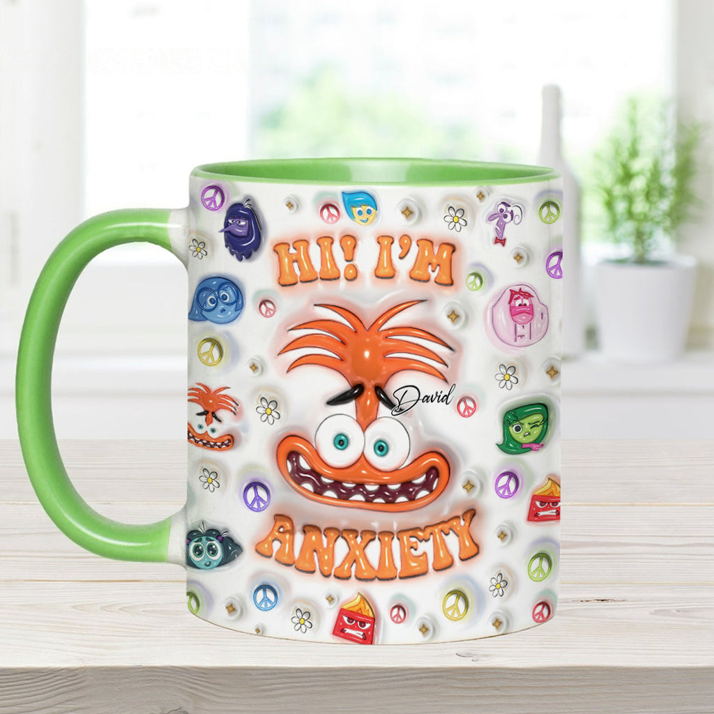 Hi! We Are Emotions - Personalized Accent Mug