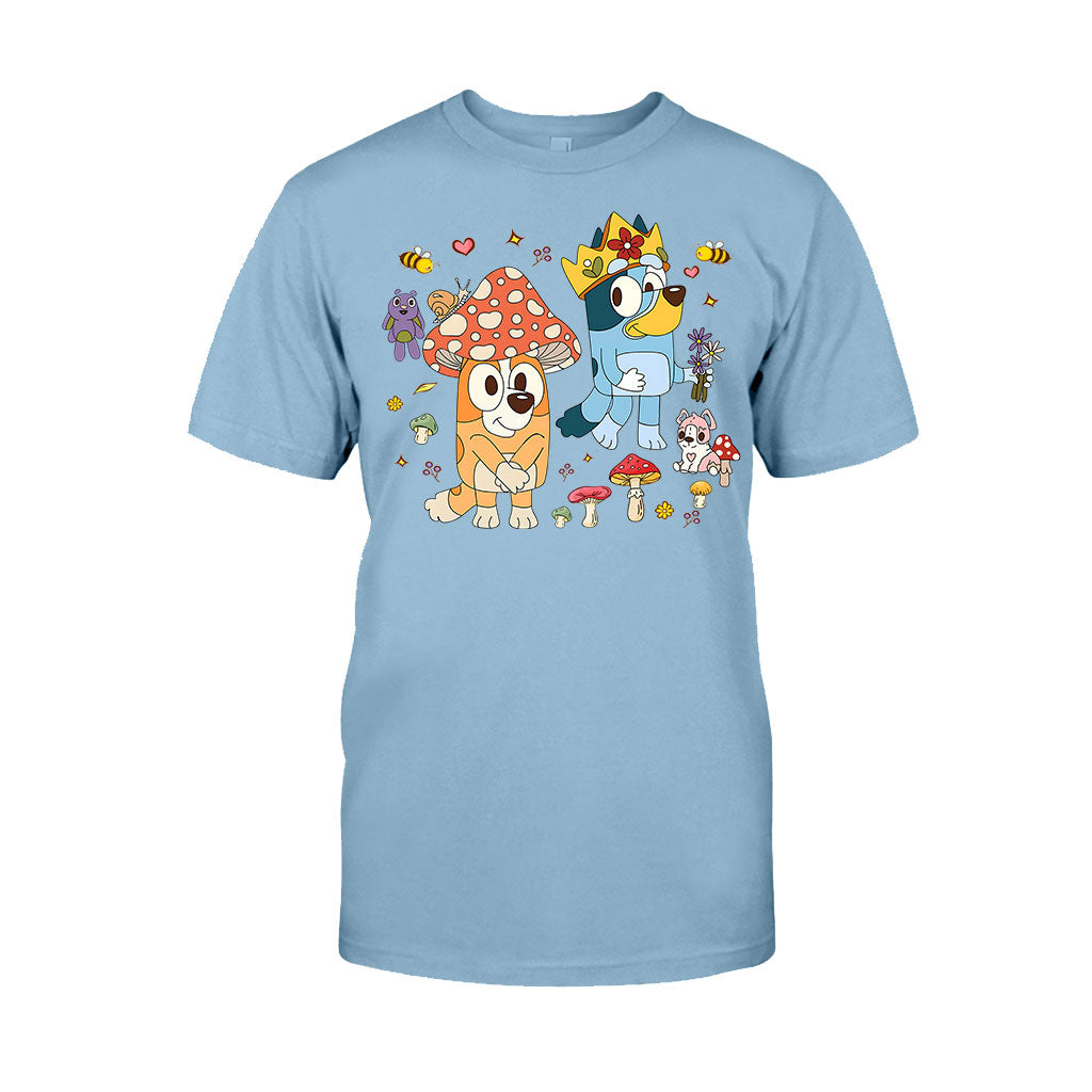 Mushroom Pattern - Mouse T-shirt And Hoodie