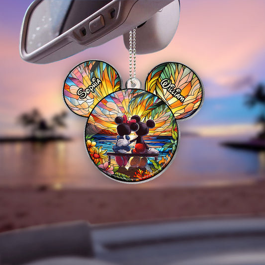 You And Me We Got This - Personalized Mouse Transparent Car Ornament