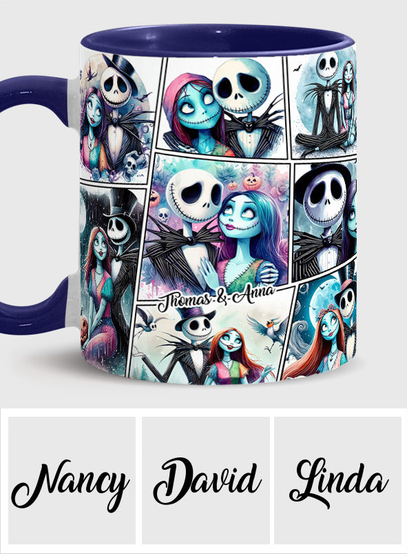 We're Simply Meant To Be - Personalized Nightmare Accent Mug