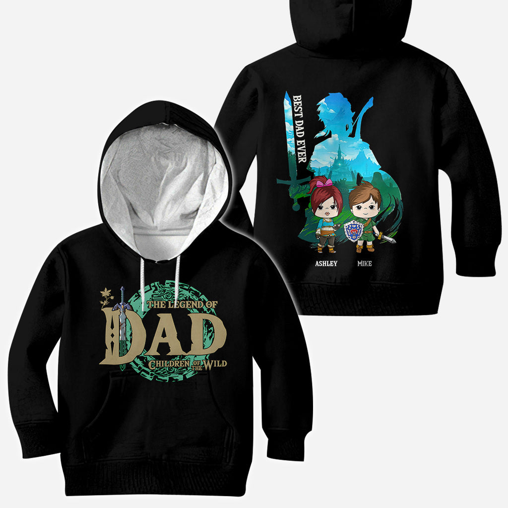 The Legend Of Dad/ Mom/ Nana... - Personalized The Hero's Legend All Over Shirt