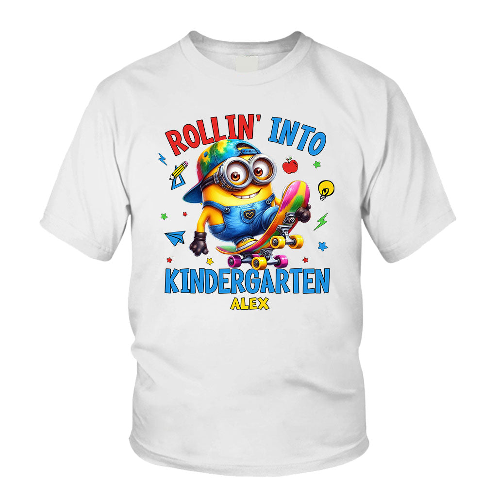 Rollin Into School - Personalized T-shirt And Hoodie