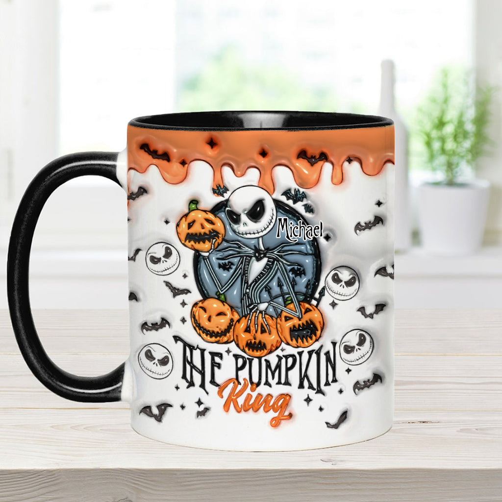 Pumpkin King - Personalized Nightmare Accent Mug