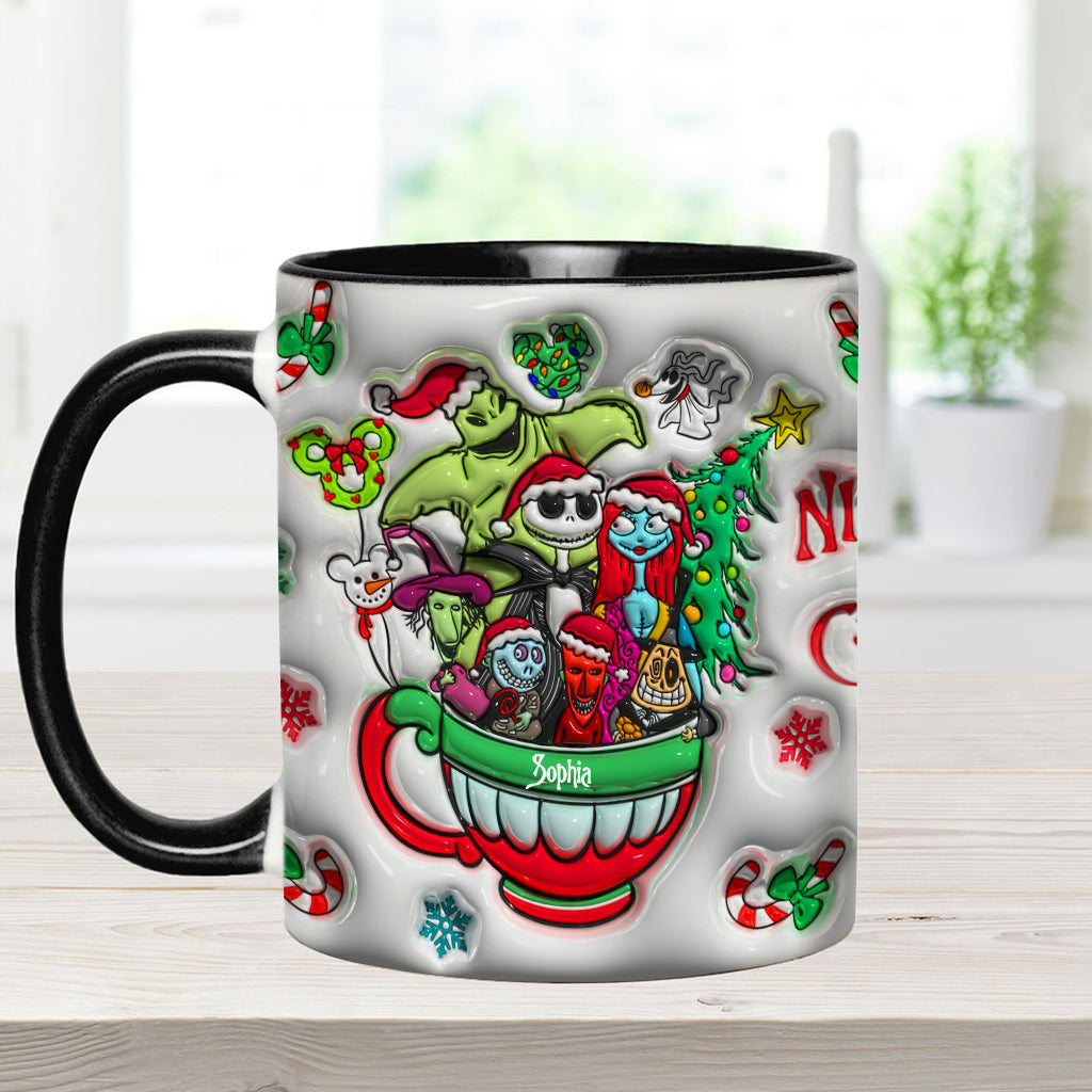Merry Grinchmas - Personalized Nightmare Accent Mug