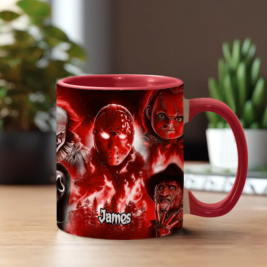 Horror Movie Fan - Personalized Accent Mug