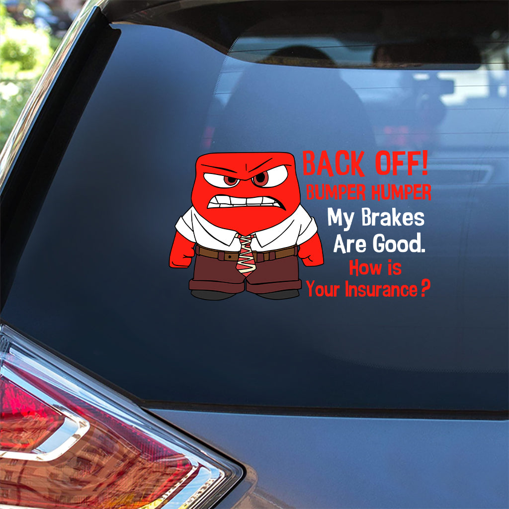 Back Off Bumper Humper - Decal Full