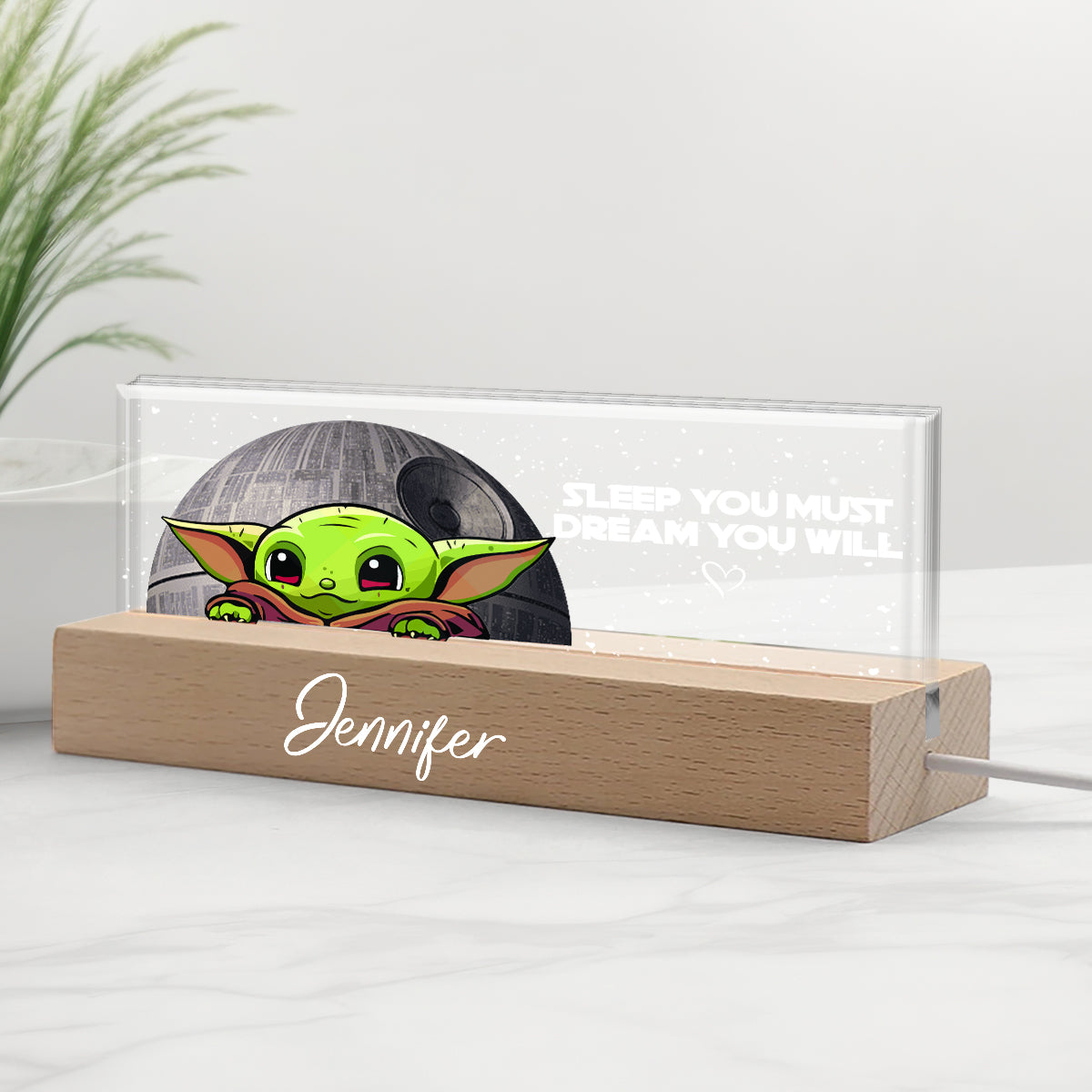 Sleep You Must - Personalized The Force Custom LED Night Light