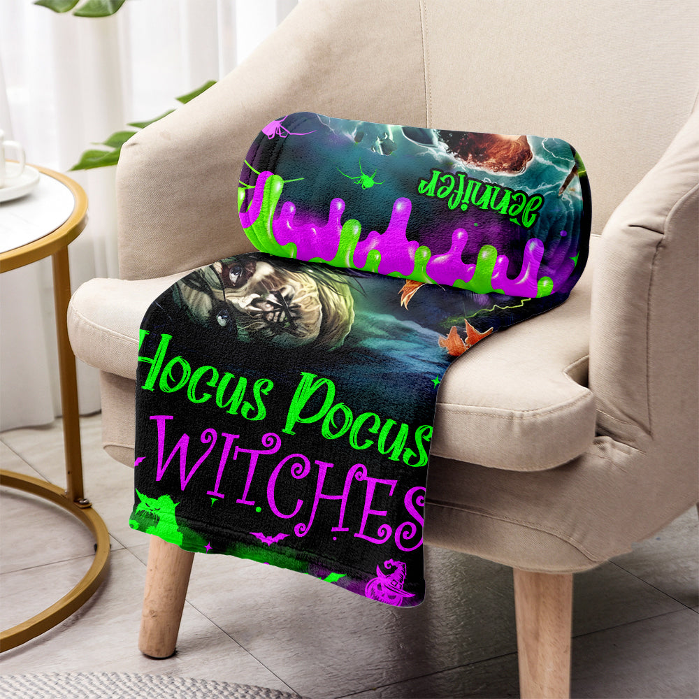 It's Witches Time - Personalized Three Witches Blanket
