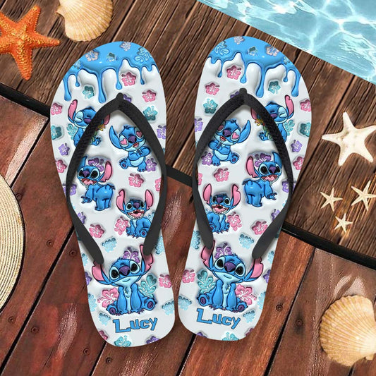 Ohana Means Family - Personalized Ohana Flip Flops