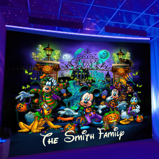 Welcome Foolish Mortals - Personalized Mouse Wall Tapestry