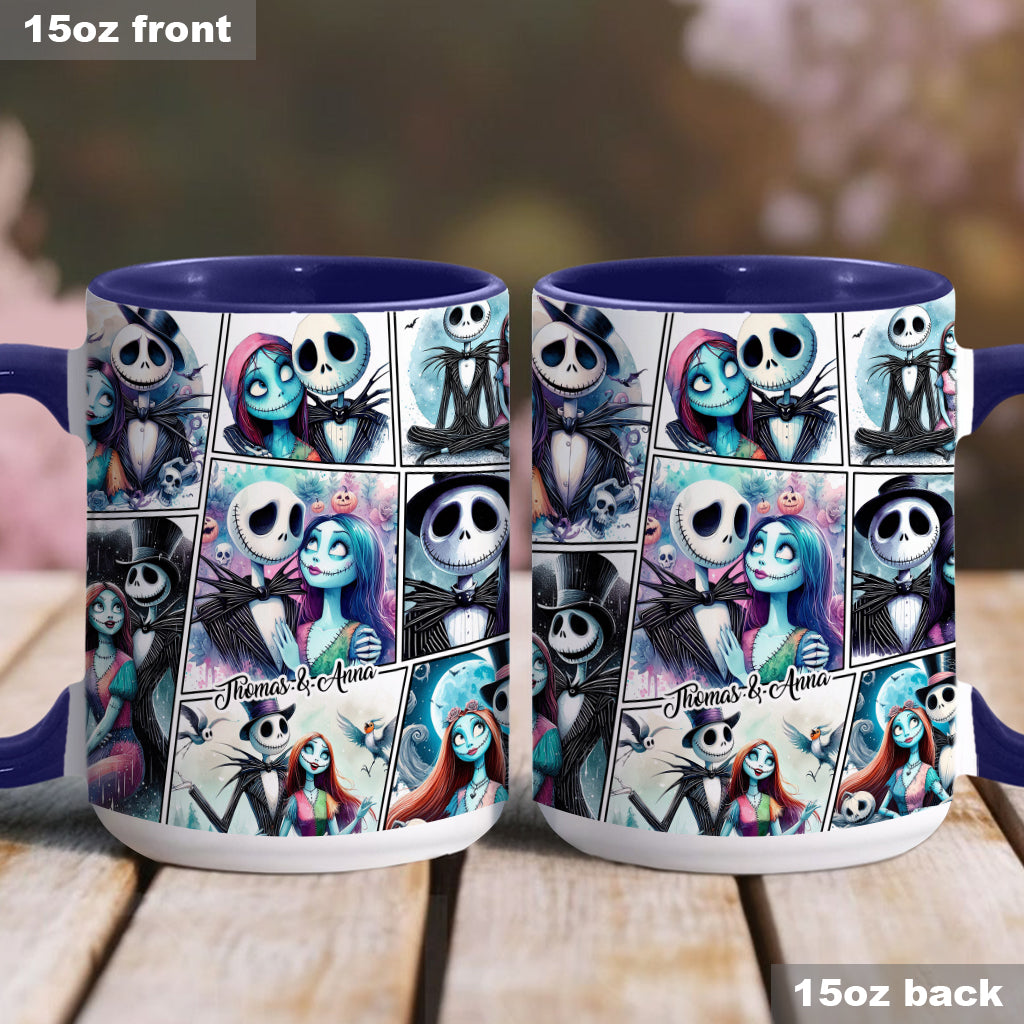We're Simply Meant To Be - Personalized Nightmare Accent Mug