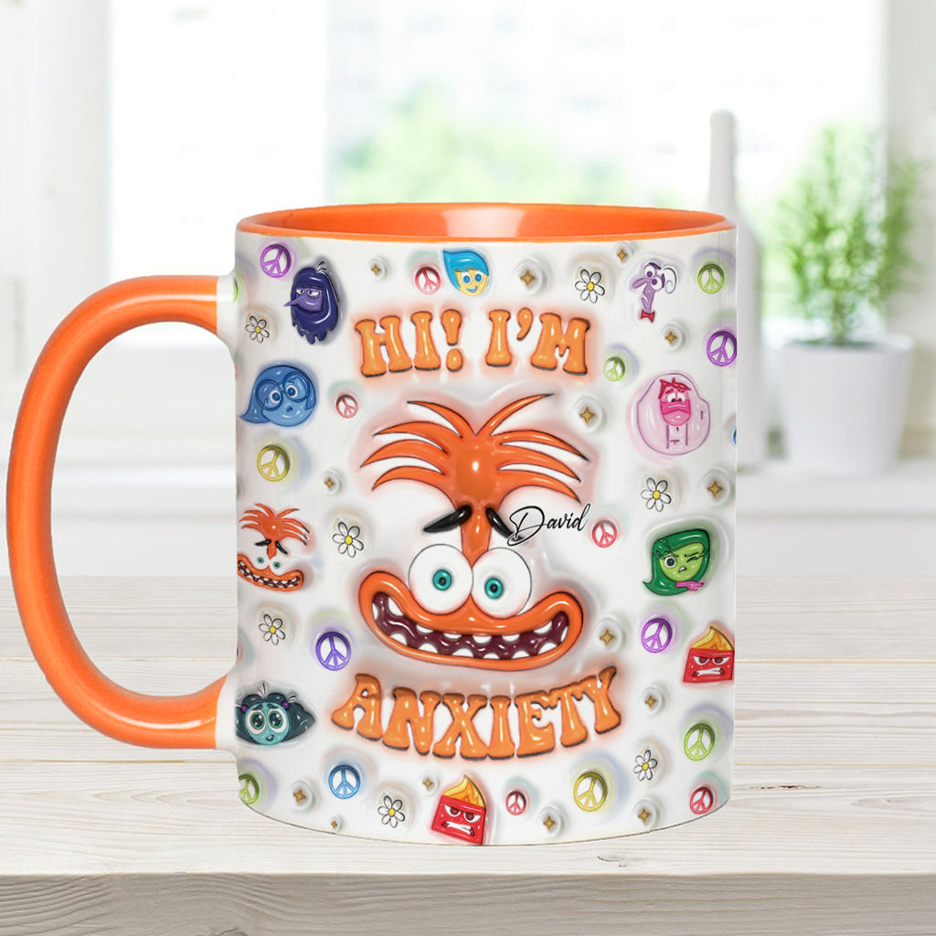 Hi! We Are Emotions - Personalized Accent Mug