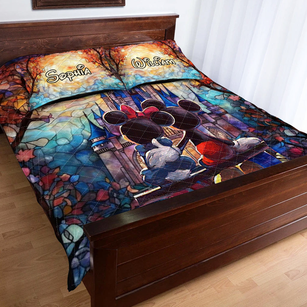You & Me We Got This - Personalized Mouse Quilt Set