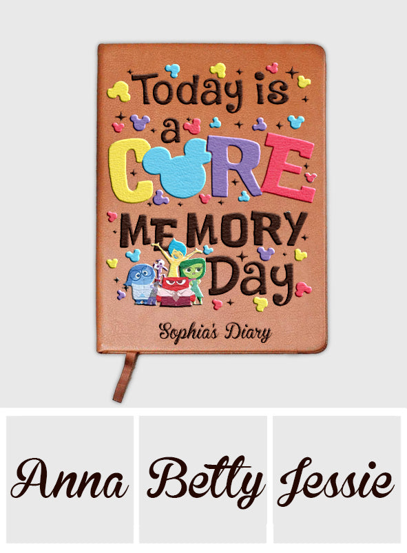 Today Is A Core Memory Day - Personalized Leather Journal