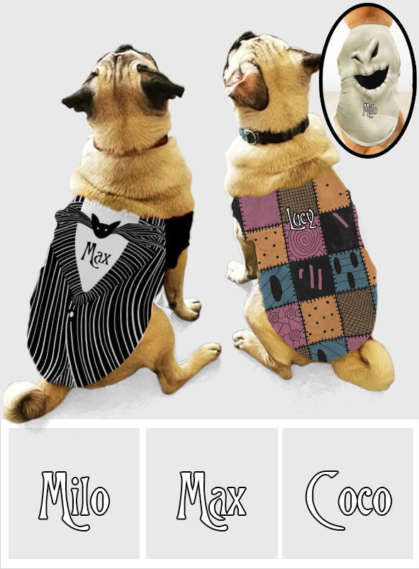 Sally Jack Oogie Boogie - Personalized Nightmare Pet Shirt