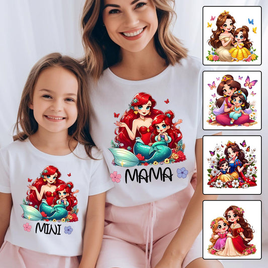 Chicano Royal Mother & Daughter - Personalized Mouse T-shirt And Hoodie