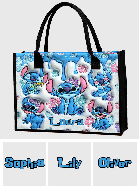 Ohana Means Family - Personalized Ohana Canvas Tote Bag