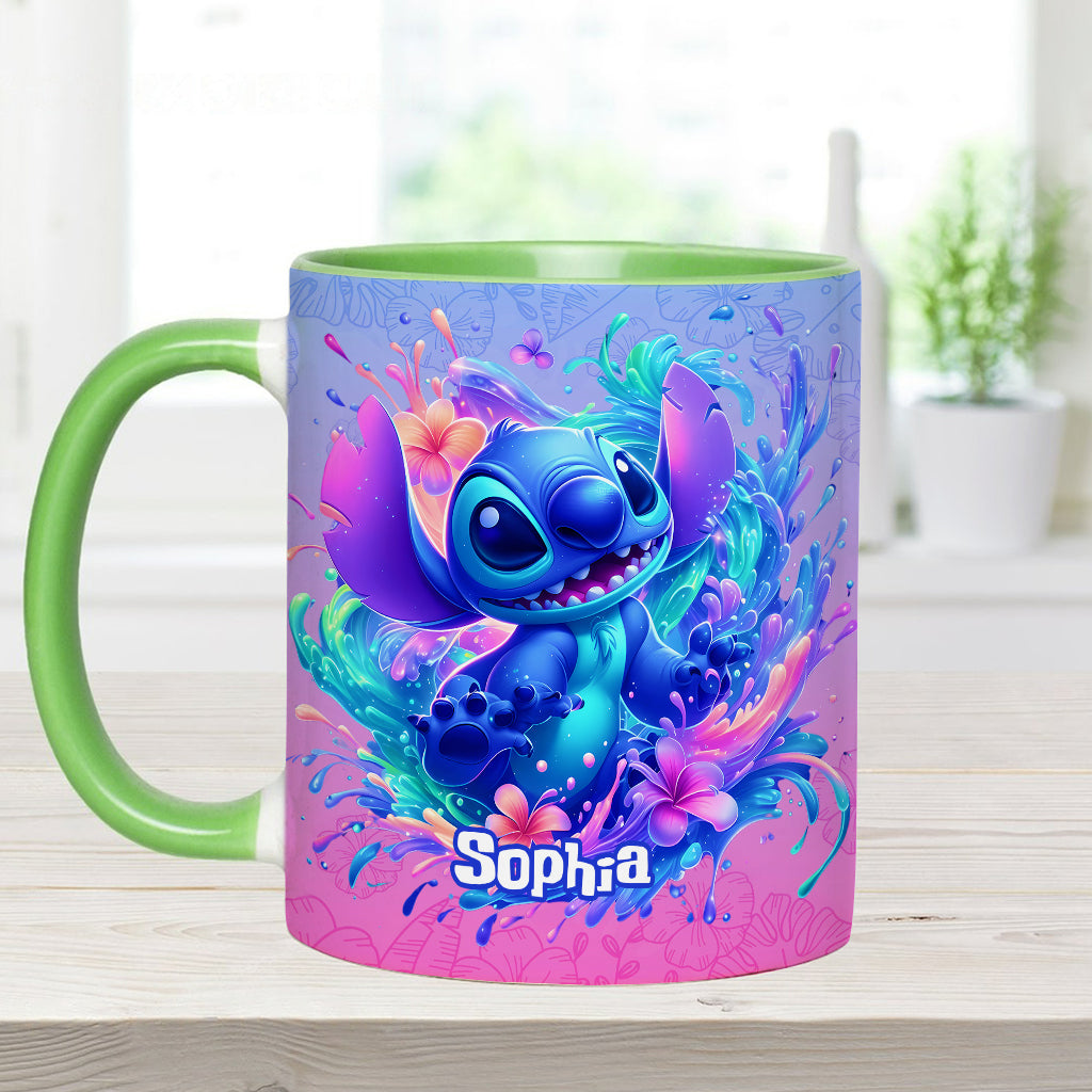Ohana Means Family - Personalized Ohana Accent Mug