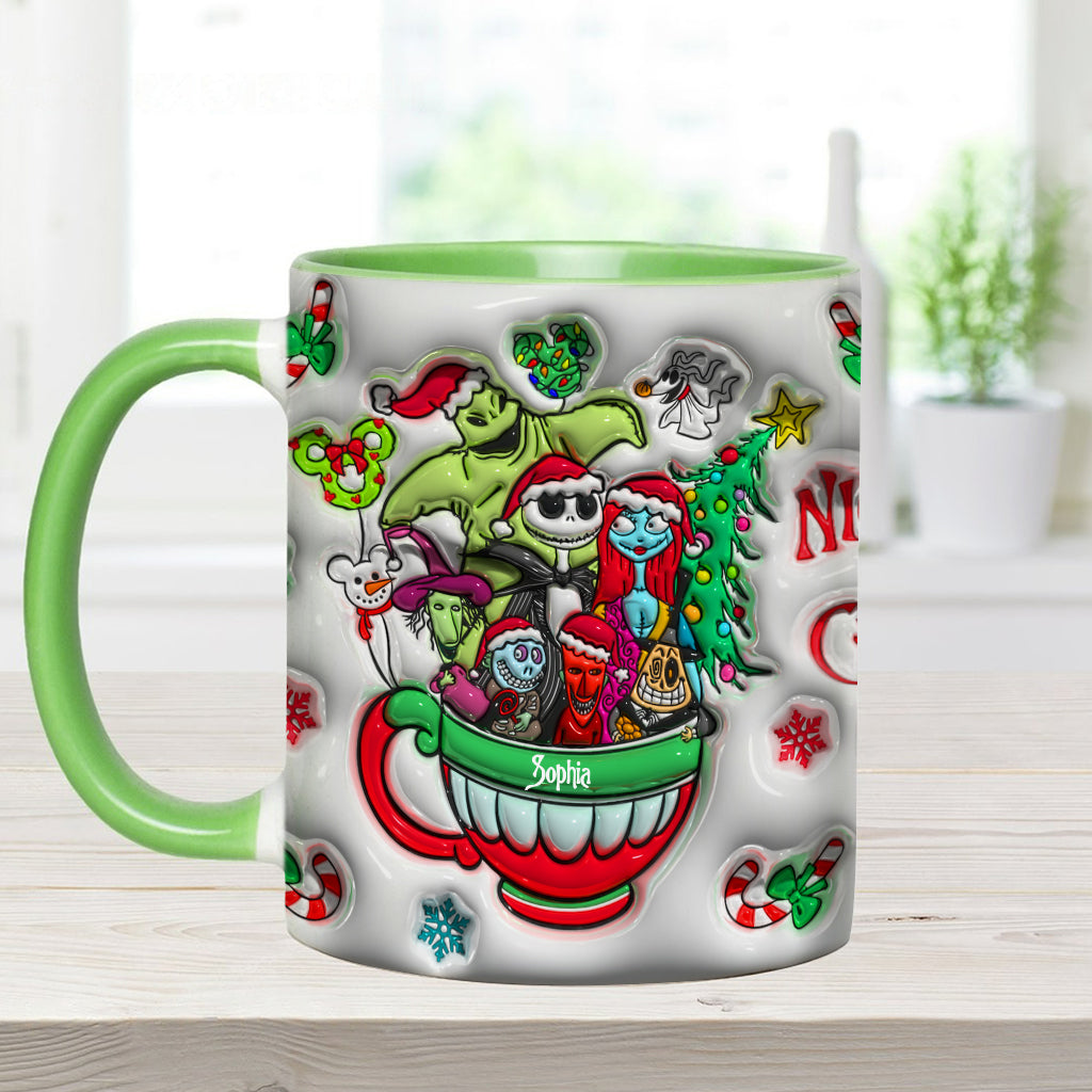 Merry Grinchmas - Personalized Nightmare Accent Mug