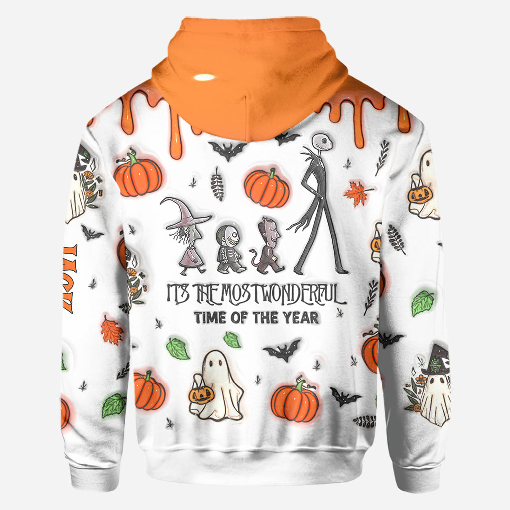 It's The Most Wonderful Time Pumpkin King - Personalized Nightmare All Over Shirt