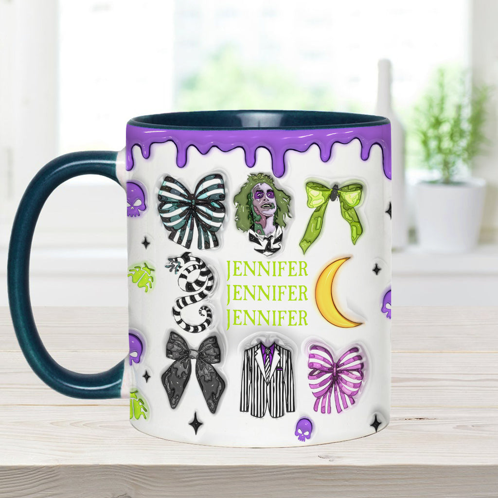 Never Trust The Living - Personalized Accent Mug