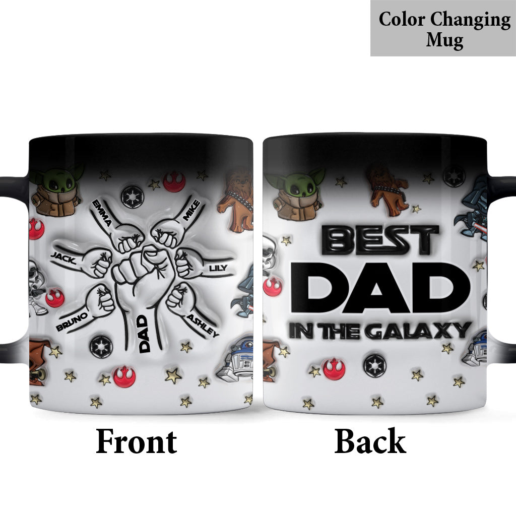 Best Dad Mom In The Galaxy - Personalized The Force Mug