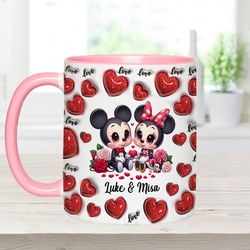 Couple Old School Chola - Personalized Mouse Accent Mug