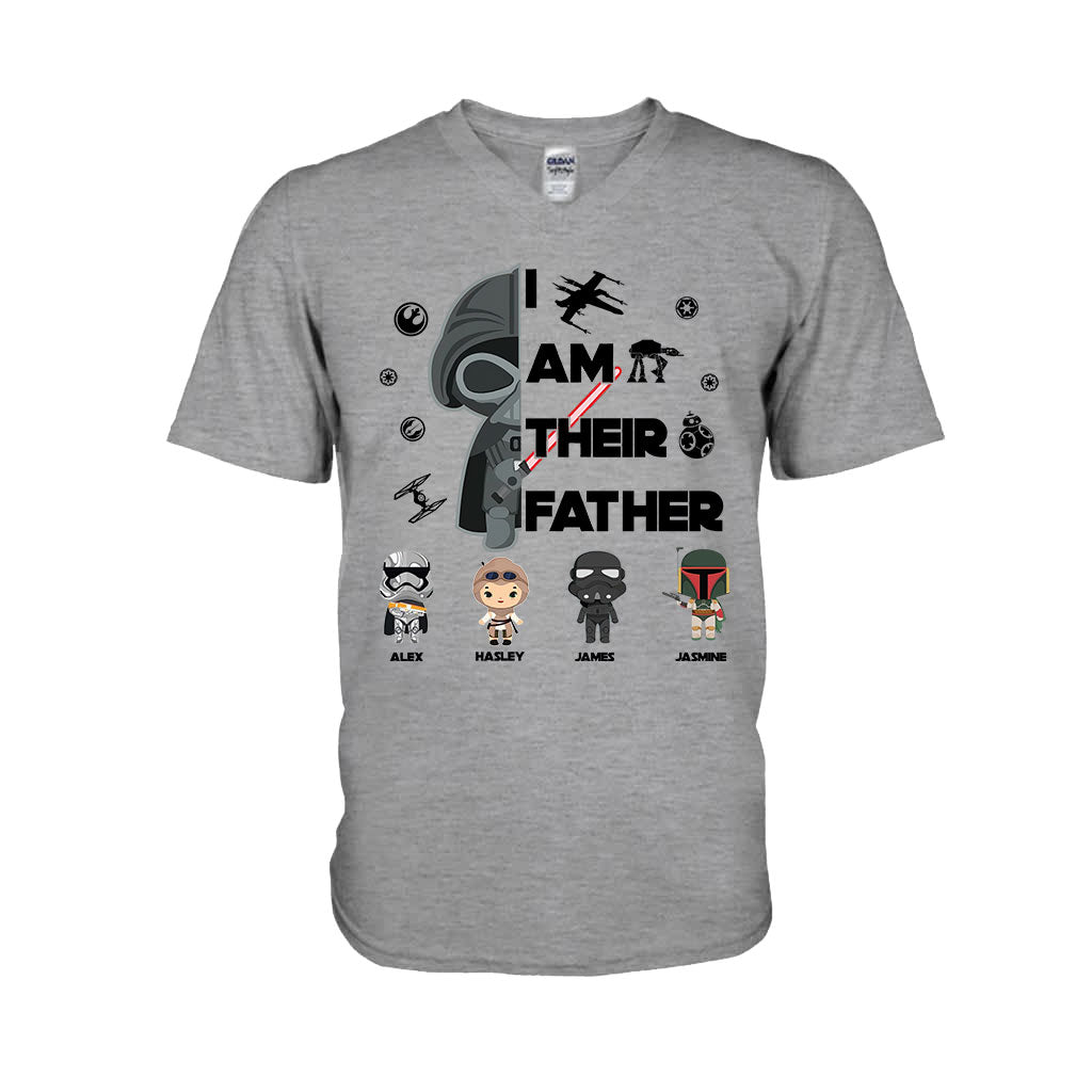 I Am Their Father - Personalized The Force T-shirt And Hoodie