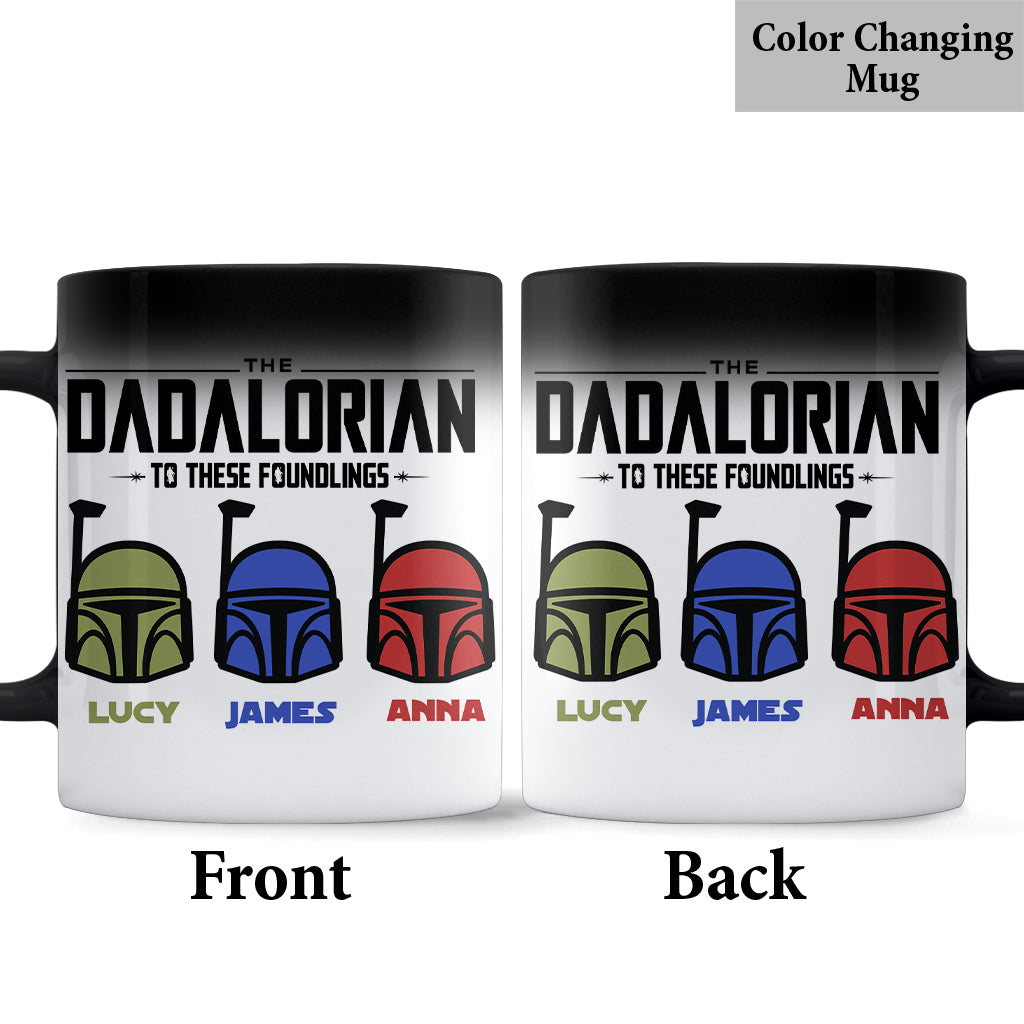 The Dadalorian Mamalorian To These Foundlings - Personalized The Force Mug