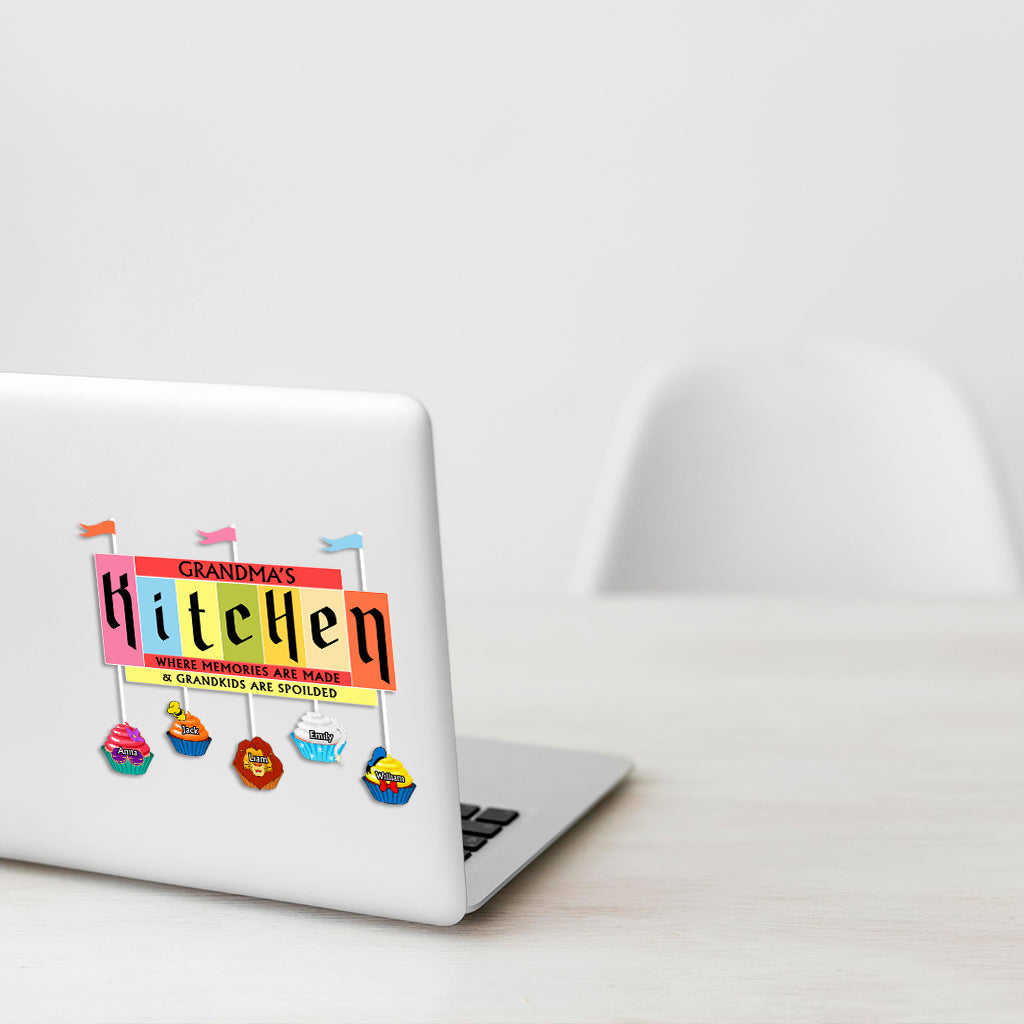 Grandma's Kitchen - Personalized Mouse Decal Die Cut