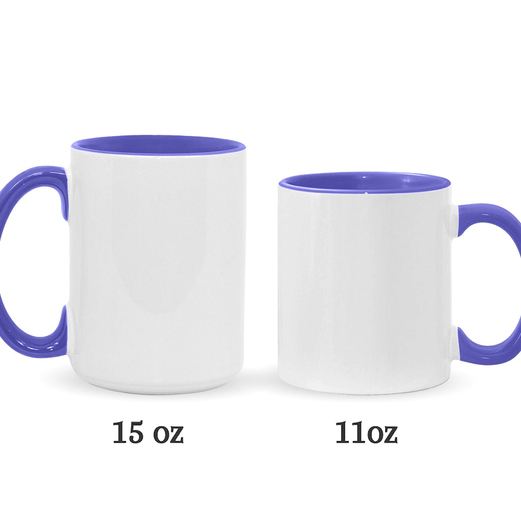 Never Trust The Living - Personalized Accent Mug