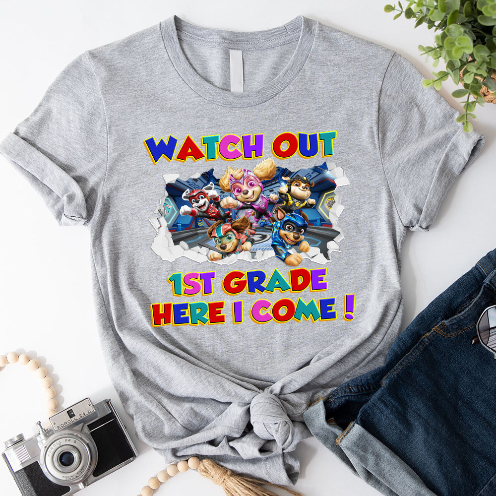 Watch Out Here I Come - Personalized Kid Kid T-Shirt