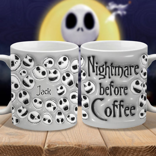 Jack Nightmare Before Coffee - Personalized Nightmare Mug
