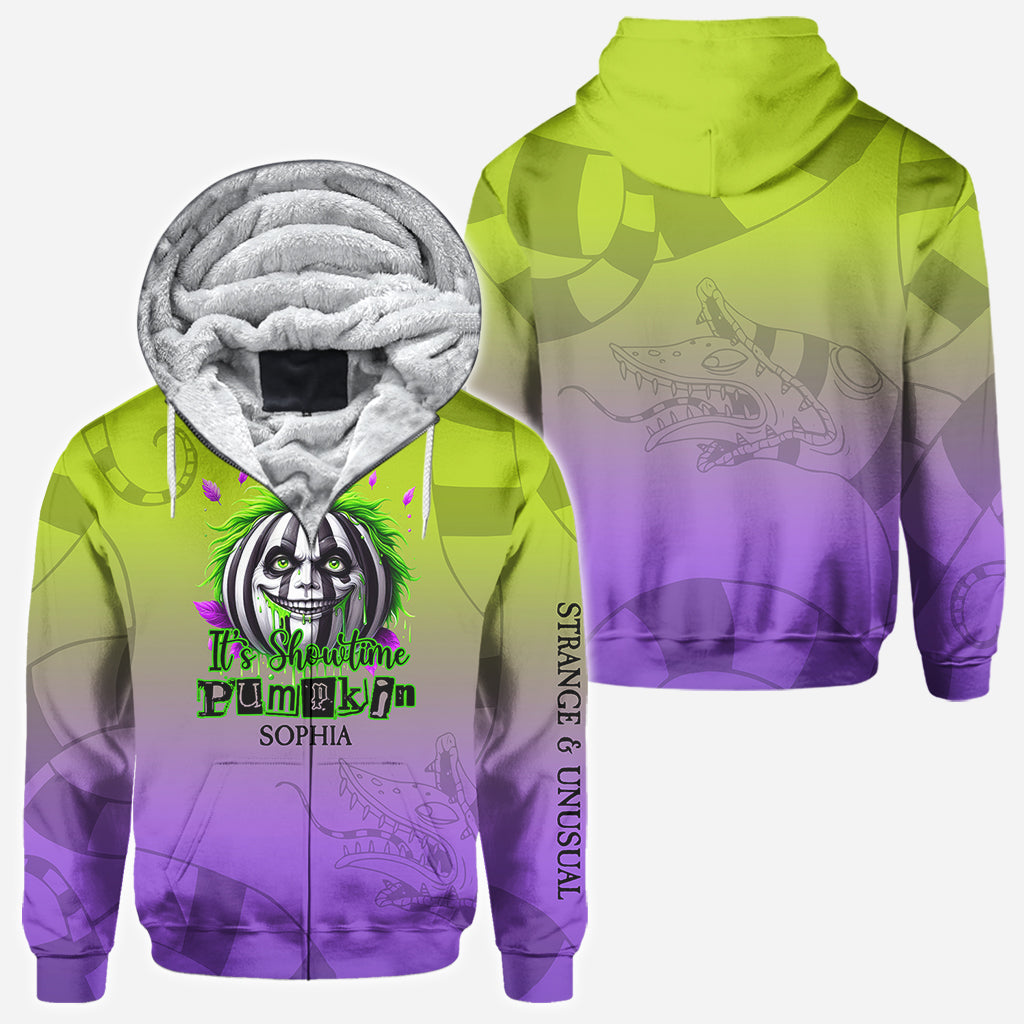 It's Show Time Pumpkin - Personalized All Over Shirt