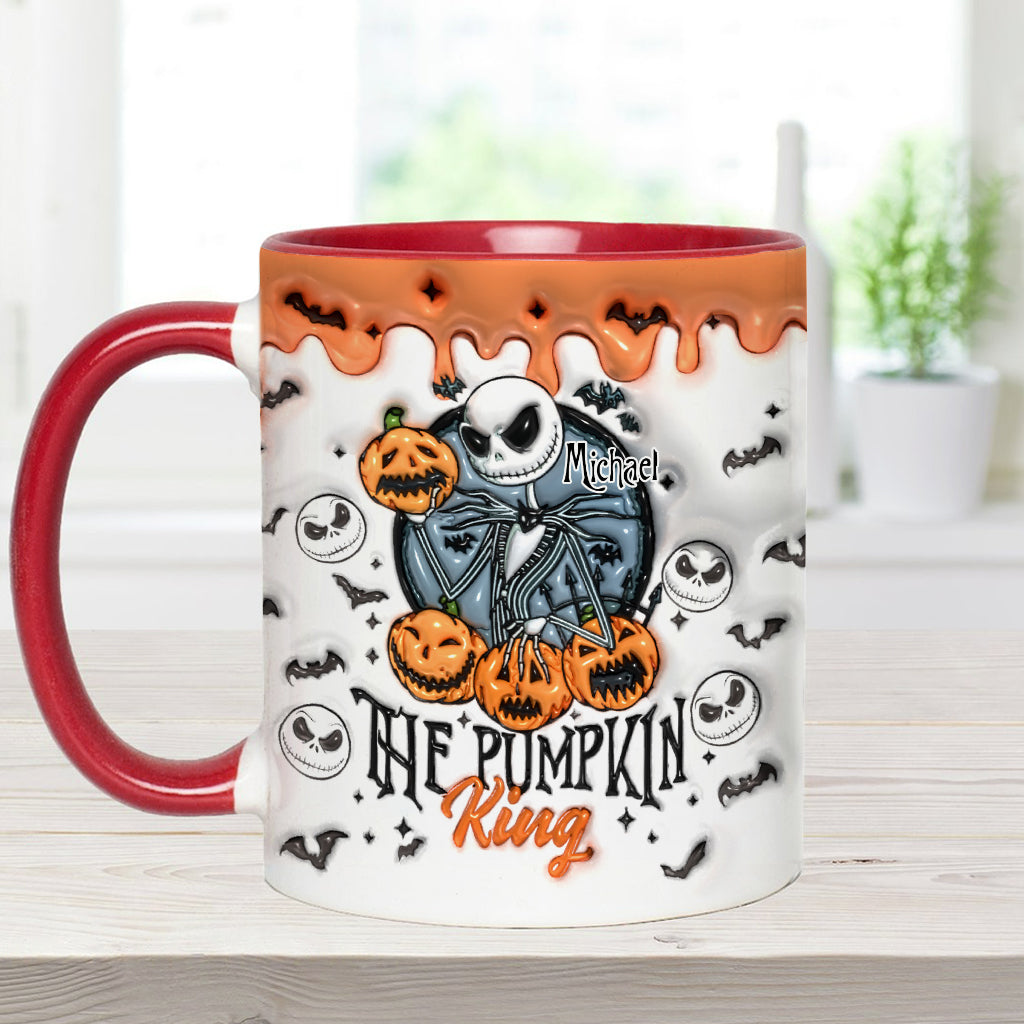 Pumpkin King - Personalized Nightmare Accent Mug