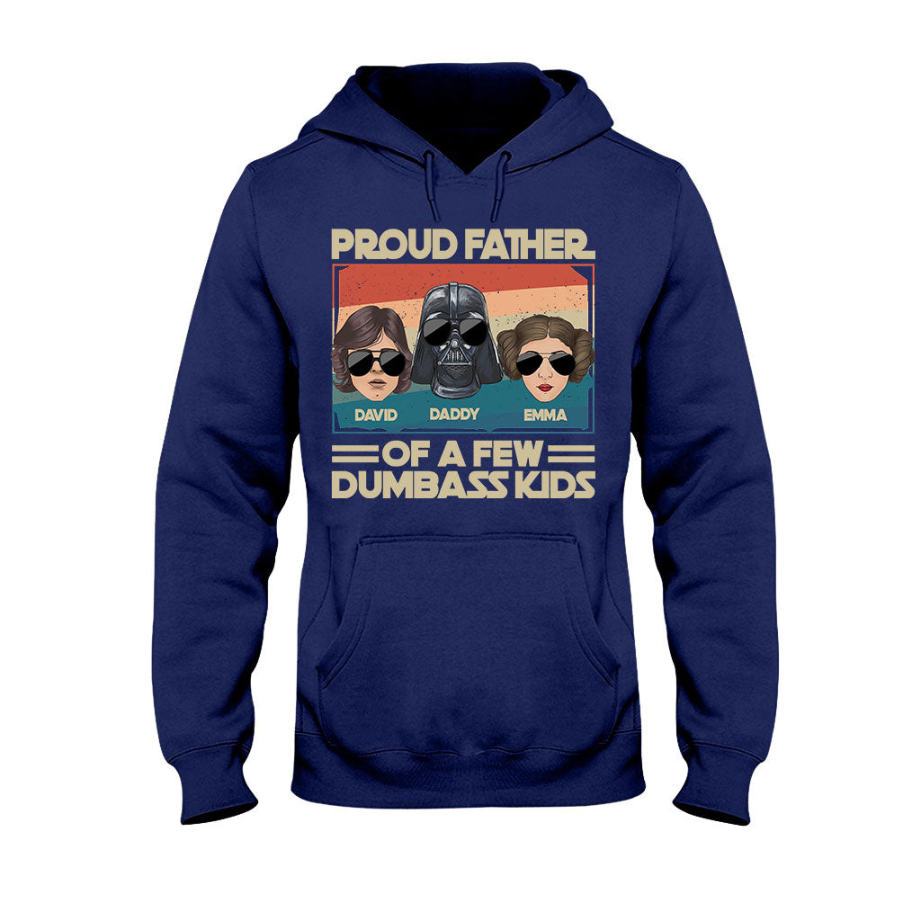Proud Father Of A Few Kids - Personalized The Force T-shirt And Hoodie