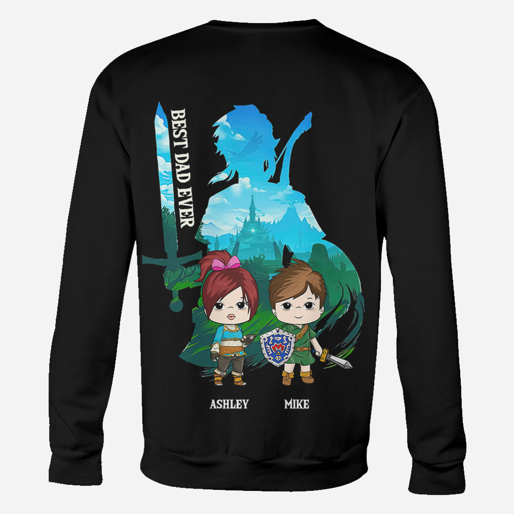The Legend Of Dad/ Mom/ Nana... - Personalized The Hero's Legend All Over Shirt