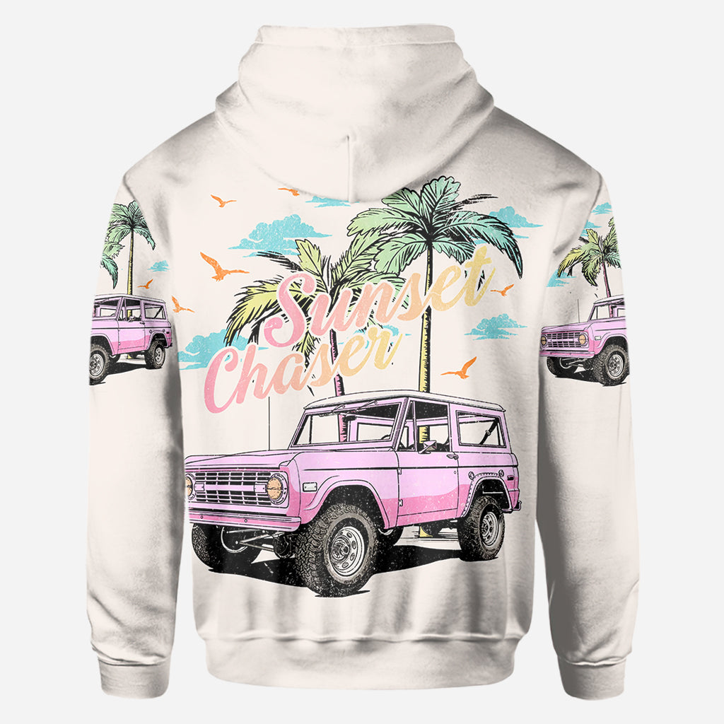 Sunset Chaser - Personalized Car All Over Shirt