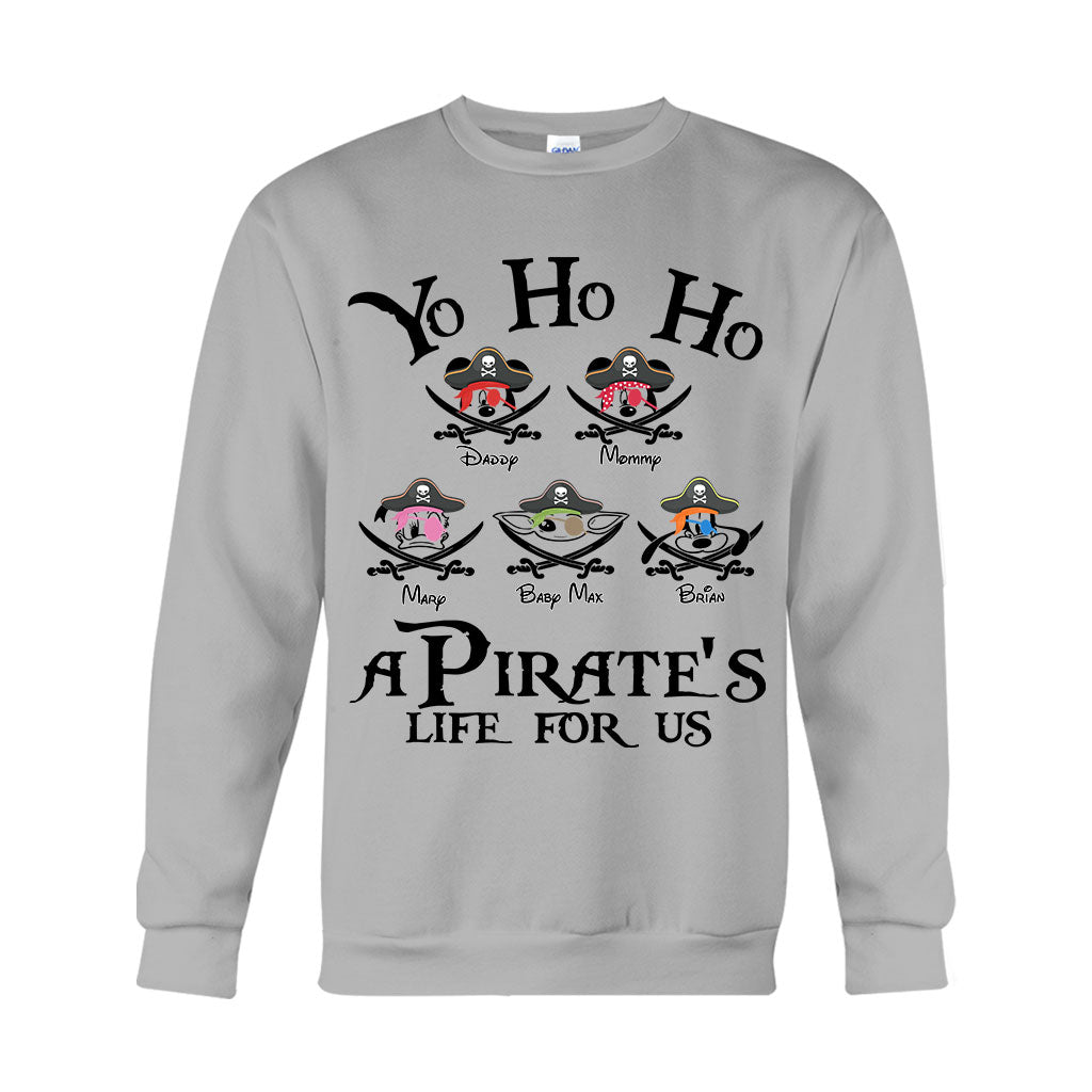 Yo Ho Ho Pirates Life For Us Family - Personalized Cruising T-shirt And Hoodie
