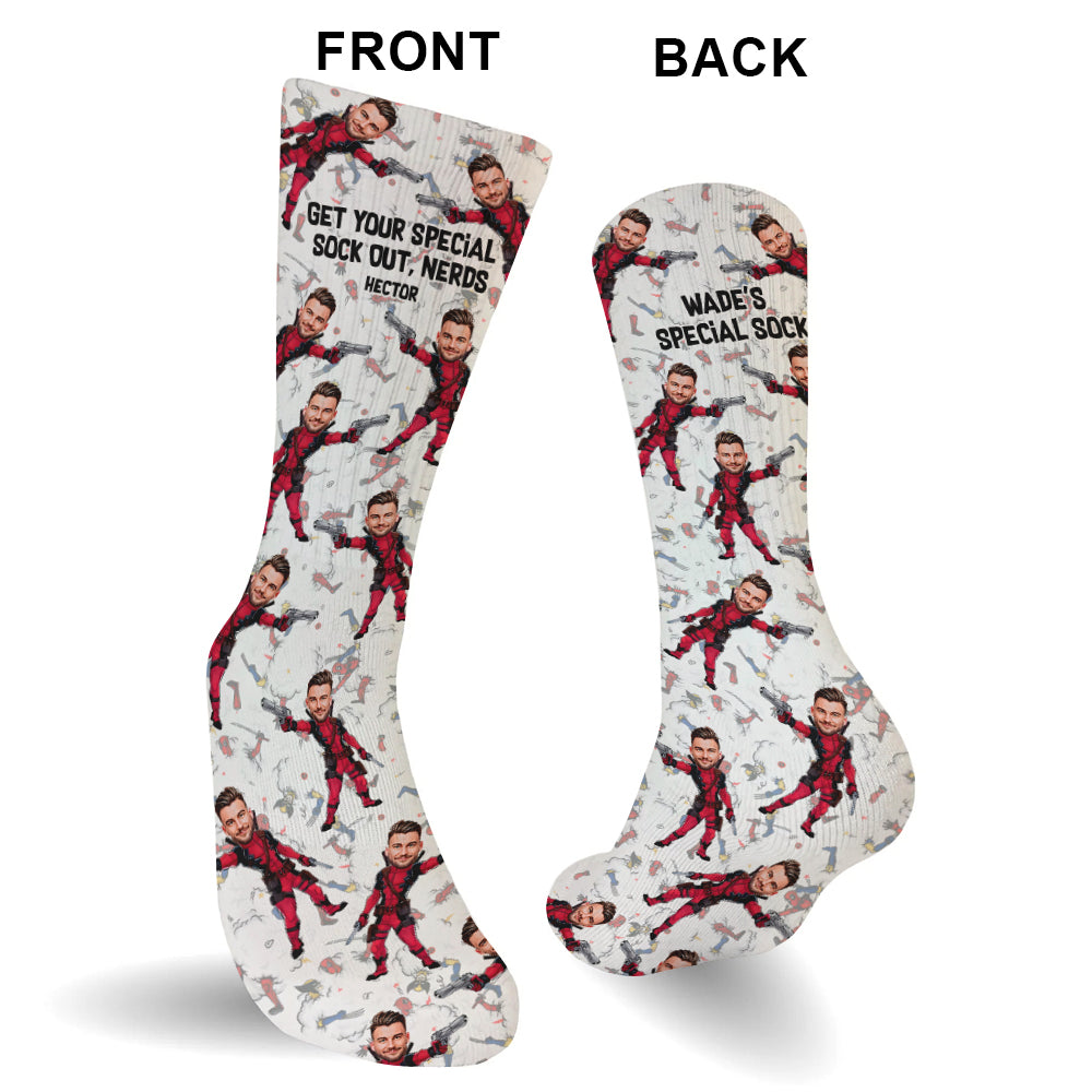 Get Your Special Sock Out, Nerds - Personalized The Psychopath Socks